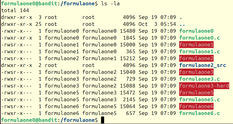 FormulaOne directory (light)