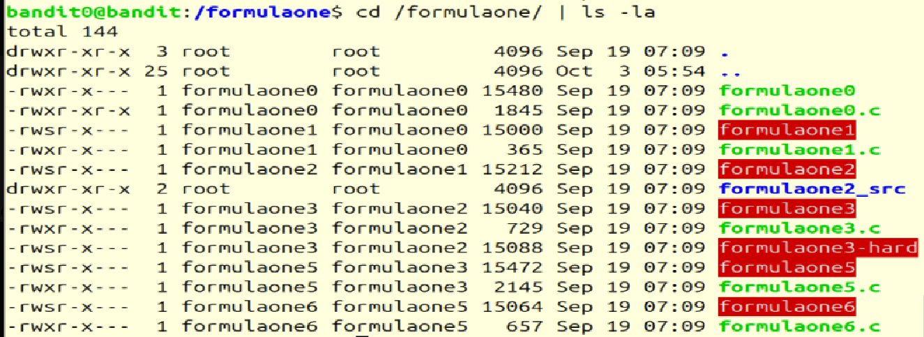 FormulaOne directory (light)